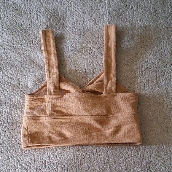 Madewell Tan Twist-Front Tank Top - Picture 5 of 6